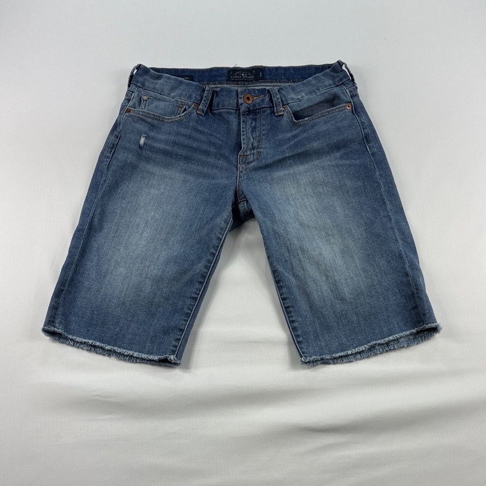 Lucky Brand Boardwalk Bermuda Shorts – Size 29 – Distressed